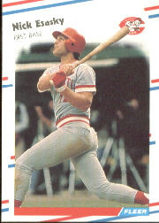 1988 Fleer Baseball Cards      233     Nick Esasky#{(Has a dollar sign#{before  87 SB tot
